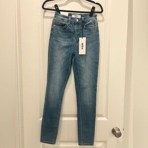 NWT Mica Los Angeles Skinny Jeans High Rise Light Wash Size 26